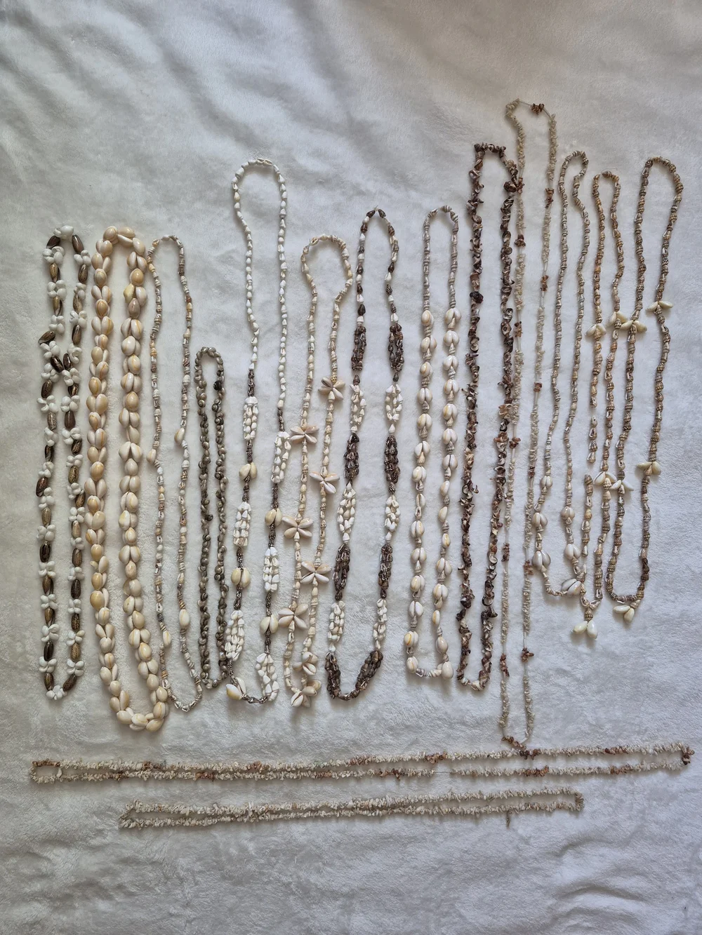 Vintage Hawaiian Handmade Shell Necklace Collection